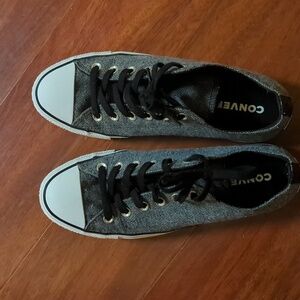 Grey and Black Converse All Star Size 10